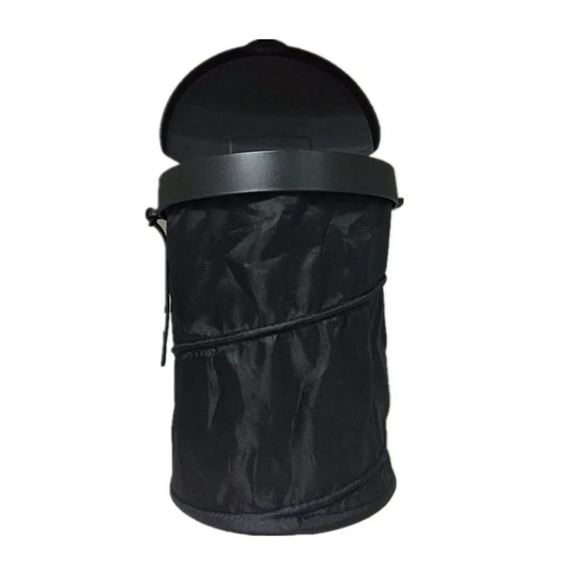 

1pc Household Portable Dustbin, Multi-function Car Dustbin, Car With Cover, Providing Storage Space Inside The Car