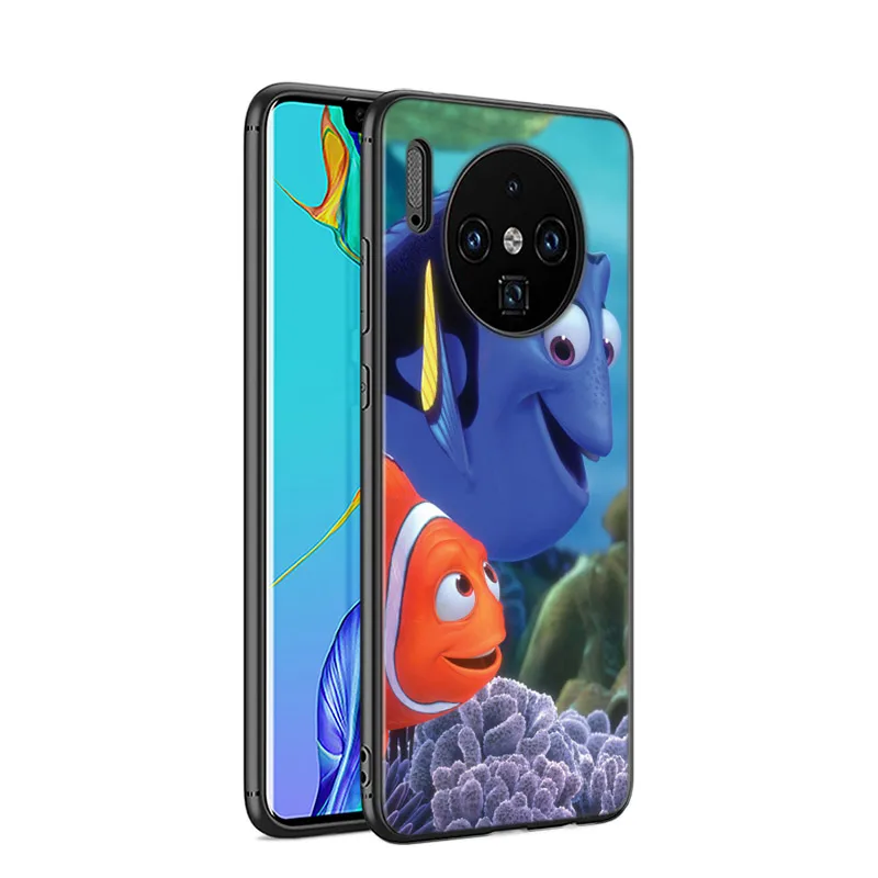 black soft finding nemo fish for huawei p smart 2021 2020 z s mate 40 rs 30 20 20x 10 pro plus lite 2019 phone case free global shipping