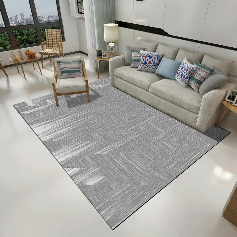 

Hot Sale Ins Modern Japanese-style Wood Floor Rug For Living Room Non-slip Antifouling Carpet For Bedroom Parlor Factory Supply