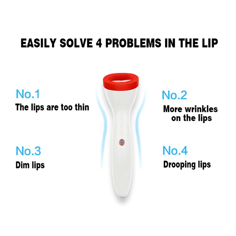 

Electric Lip Plump Enhancer Care Tool Automatic Silicone Lip Plumper Device Painless Natural Sexy Bigger Fuller Lips Enlarger