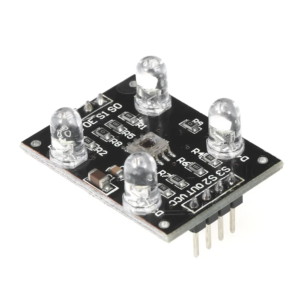 1 шт. модуль датчика TCS230 TCS3200D распознавания цвета детектор для MCU Arduino DC 3-5 в вход |