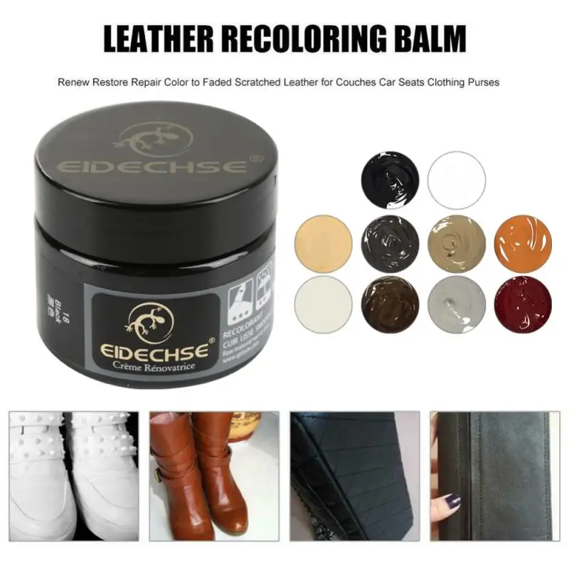 50ML Complementary Color Paste Car Care Liquid Leather Repair Auto Seat Sofa Coat Hole Scratch Cracks Polish Paint - купить по