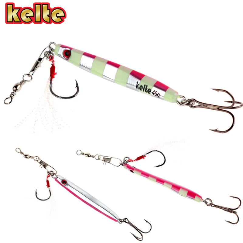 Японская приманка для забрасывания медленная металлическая рыбной ловли джиг 40