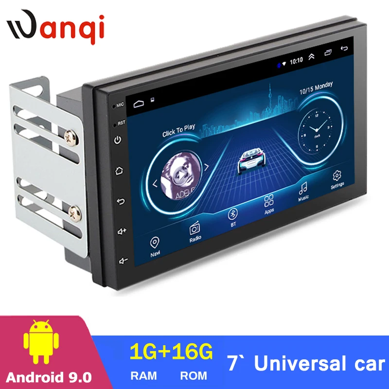 Горячая Распродажа 7 дюймов Android 9 0 автомобиля gps мультимедиа Универсальный