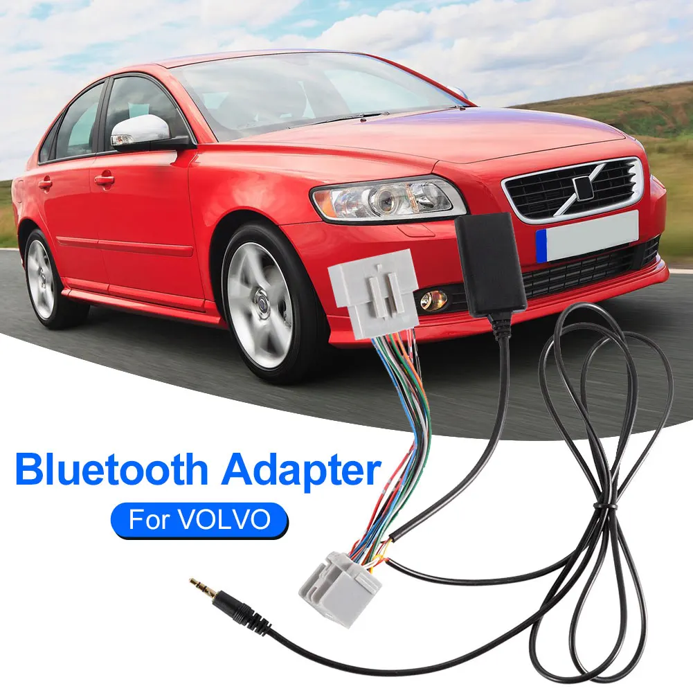 Портативный автомобильный аудио Bluetooth кабель для Volvo Авто Аудио разъем провод