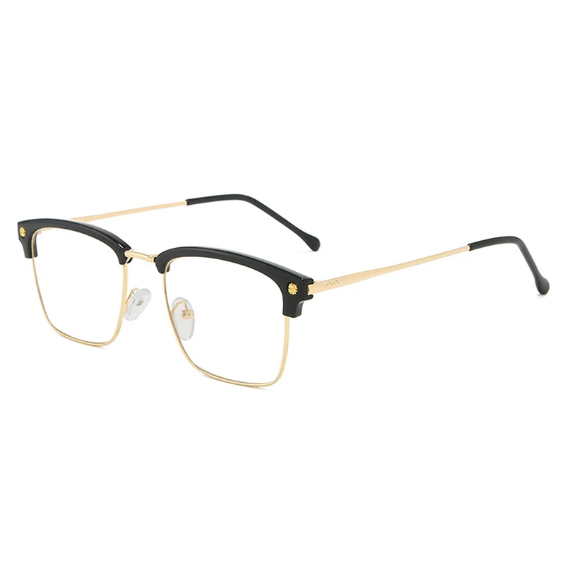 

DOISYER 2021 New anti blue light square flat lens simple frame decorated with fashionable retro fashion glasses