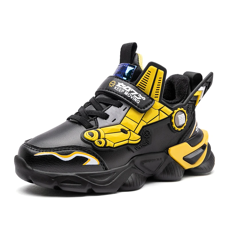 

Детские кожаные кроссовки для мальчиков и девочек, Нескользящие, 2022