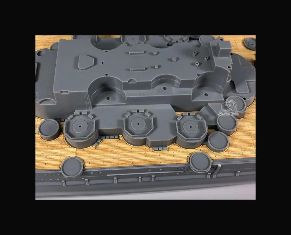 Деревянная колода масштаба 1/350 для японского батарейного корабля Tamiya 78031 модель