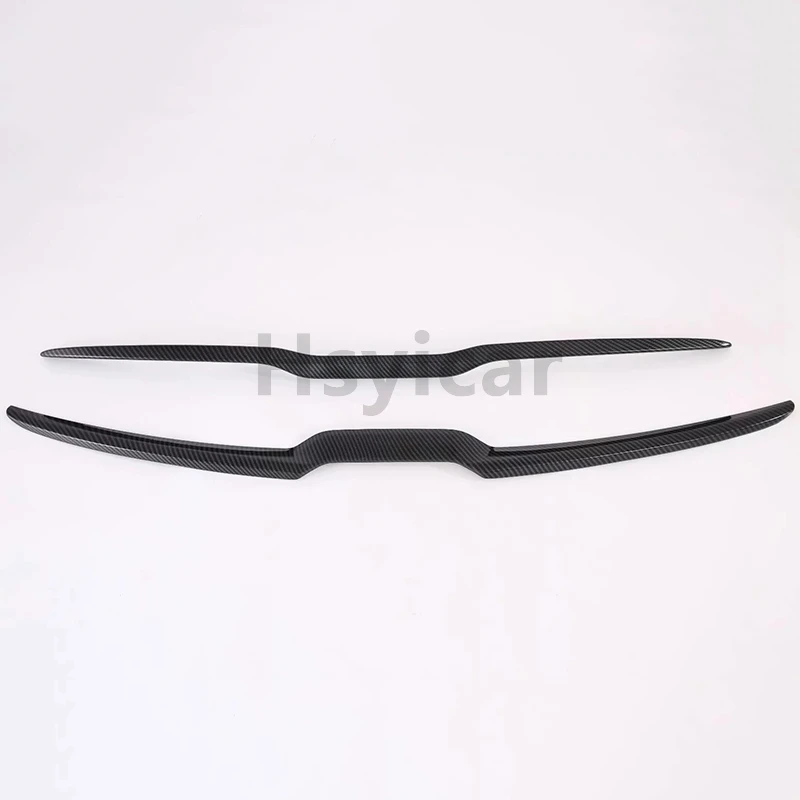 Hsyicar For Kia Cerato Forte k3 4 Front Hood Bonnet Grille Grill Lip Garnish Cover Trim ExteriorAccessories ABS CarbonFiber