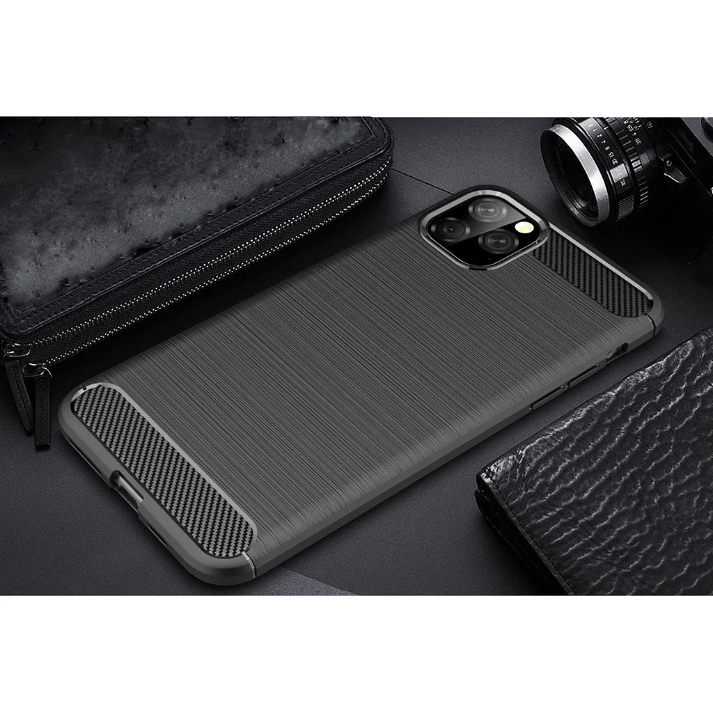 CARPRIE Phone Case For iPhone 11 Pro 5.8 Inch Brushed Rubber Shock absorb Soft TPU Cover Shock-proof Easy Access Thin | Мобильные