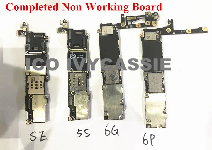 Для iPhone 5 5S 5C SE 6 6G 6Plus 6S 6SP завершенная материнская плата ненужная использованная не Рабочая логическая плата практический ремонт обучение мастерство
