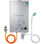 Сжиженный водонагреватель 18L, пропановый газовый водонагреватель, 36 кВт, безрезервуарный водонагреватель сжиженного углерода, обновленный тип, с насадкой для душа