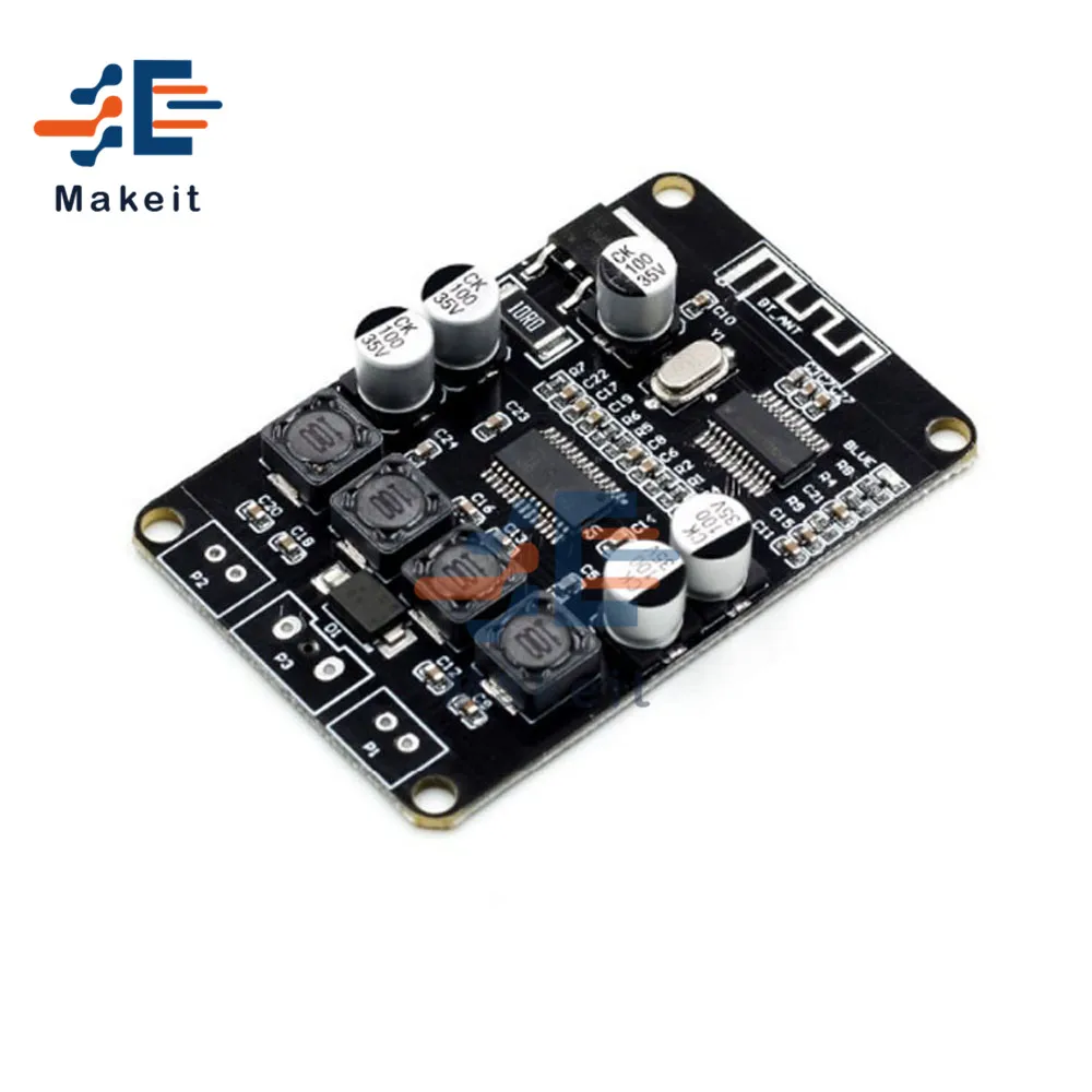 DC8V-26V VHM-313 TPA3110 2x15W Wireless Bluetooth Audio Power Amplifier Board 15W+15W 2 Channel Digital Speaker Module - купить по