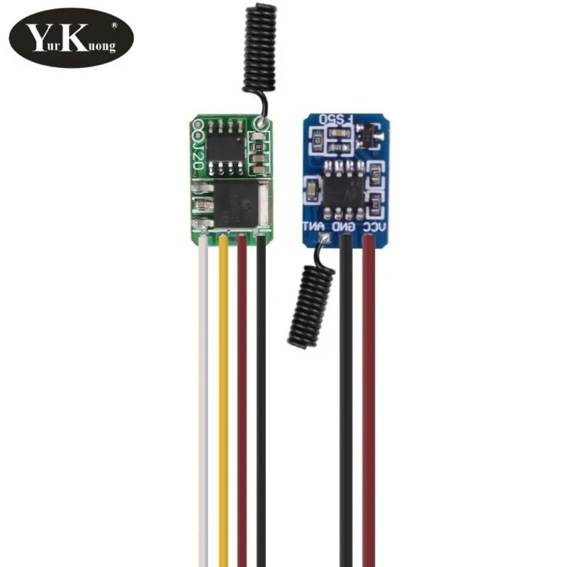 Мини пульт дистанционного управления RF печатная плата 1527 433 92 МГц питание вкл