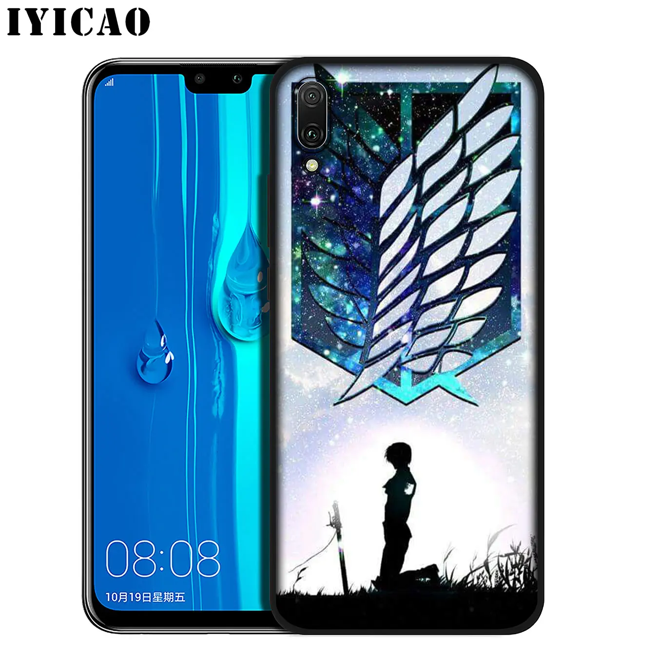 IYICAO Attack On Titan Levi Soft Silicone Phone Case for Huawei Mate 30 20 10 Pro Nova 5i 4 3 3i 2i 2 Lite Black Cover |
