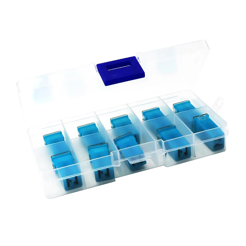 

10 шт., длинные Квадратные Вставки для женских предохранителей 20 А, 130*70*25 мм