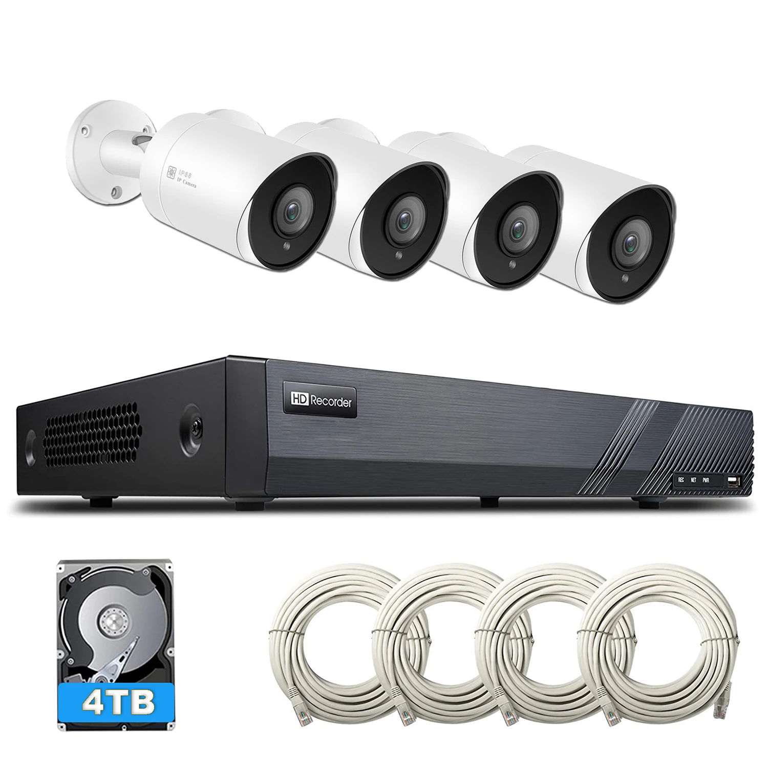 

4ch Plug and play 4k NVR Kit CCTV камера с S ONY сенсором Поддержка P2P мобильное приложение для просмотра экрана Mstar sigmastar чипсет