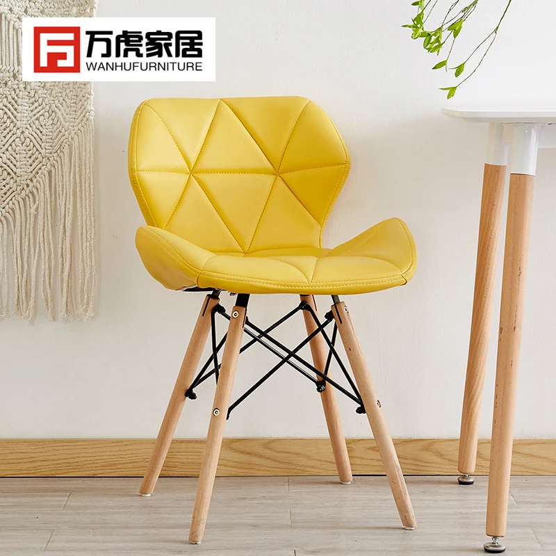 Обеденный стул для кафе белый креативный современный минималистичный офисный