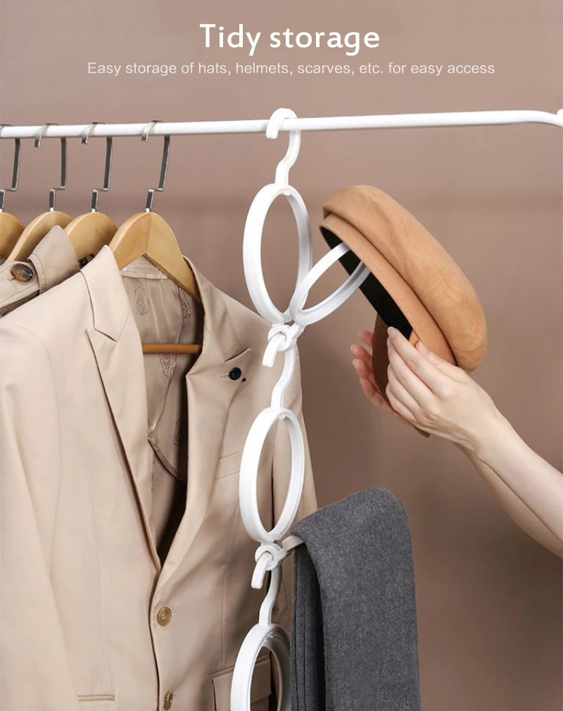 1pc DIY Creative Helmet Hook Door Back Wall Foldable Coat Scarf Hat Storage Rack Kitchen Bathroom Multi-function Organizer | Дом и сад