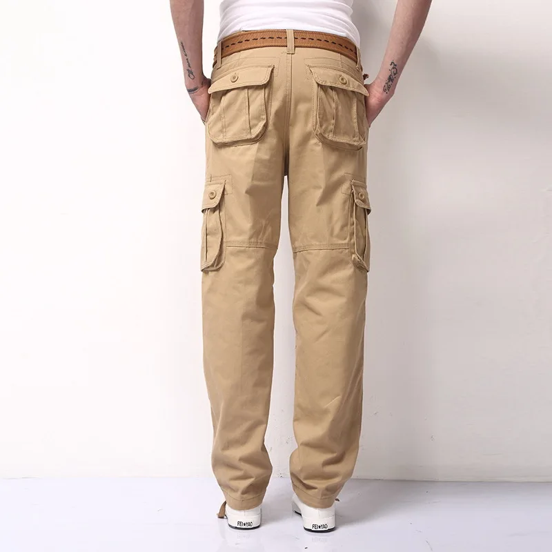 Новинка 2020 весенние брюки карго тактические для мужчин повседневные свободные