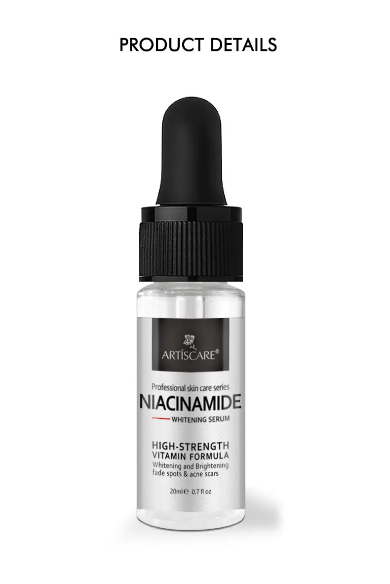 ARTISCARE Nicotinamide эссенция отбеливание и Осветление ЛИЦА Гиалуроновая кислота Сыворотка увлажняющая усадочная поры кожи уход против старения