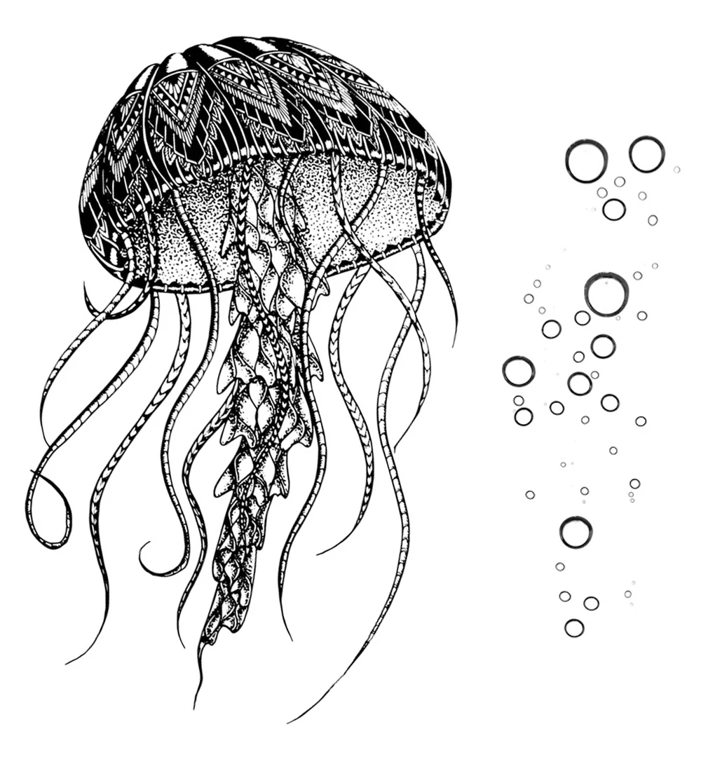 

AZSG Jellyfish / Bubble Clear Stamps For DIY Scrapbooking Decorative Card Making Crafts Fun Decoration Supplies