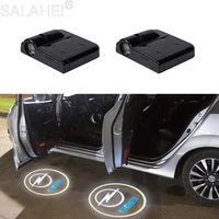2pc led car door welcome projector cool logo shadow lights for opel astra h g j corsa vectra c d insignia astra antara meriva