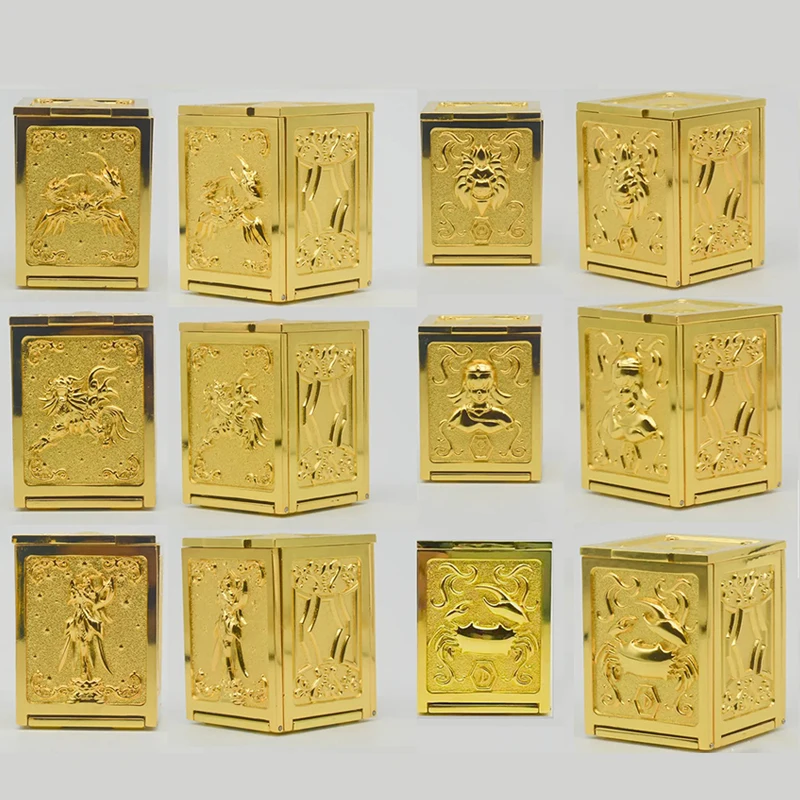 

JModel Saint Seiya Myth Cloth Gold EX Pandora Box Soul of God/SOG Cancer Leo Virgo Metal Set 3pcs Toys Collection Gift