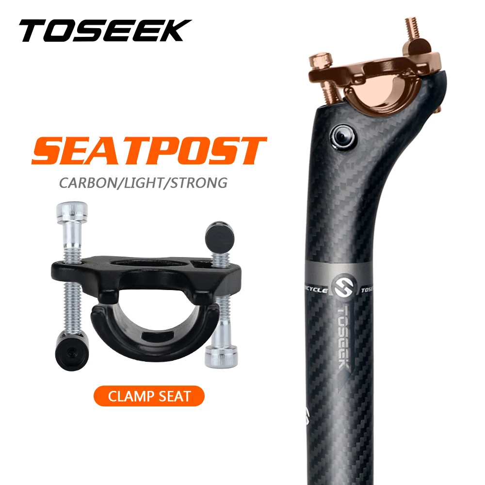 TOSEEK Seatpost carbon 3K Weave Matt Offset 20mm Seat post 27.2/30.8/31.6 Mtb Telescopic dropper | Спорт и развлечения