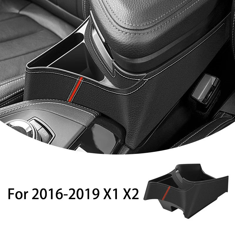 Скидка Подлокотник для центрального сиденья автомобиля, контейнер для хранения консоли, органайзер, лоток для салона автомобиля для-BMW X1 F48 X2 F39 ...