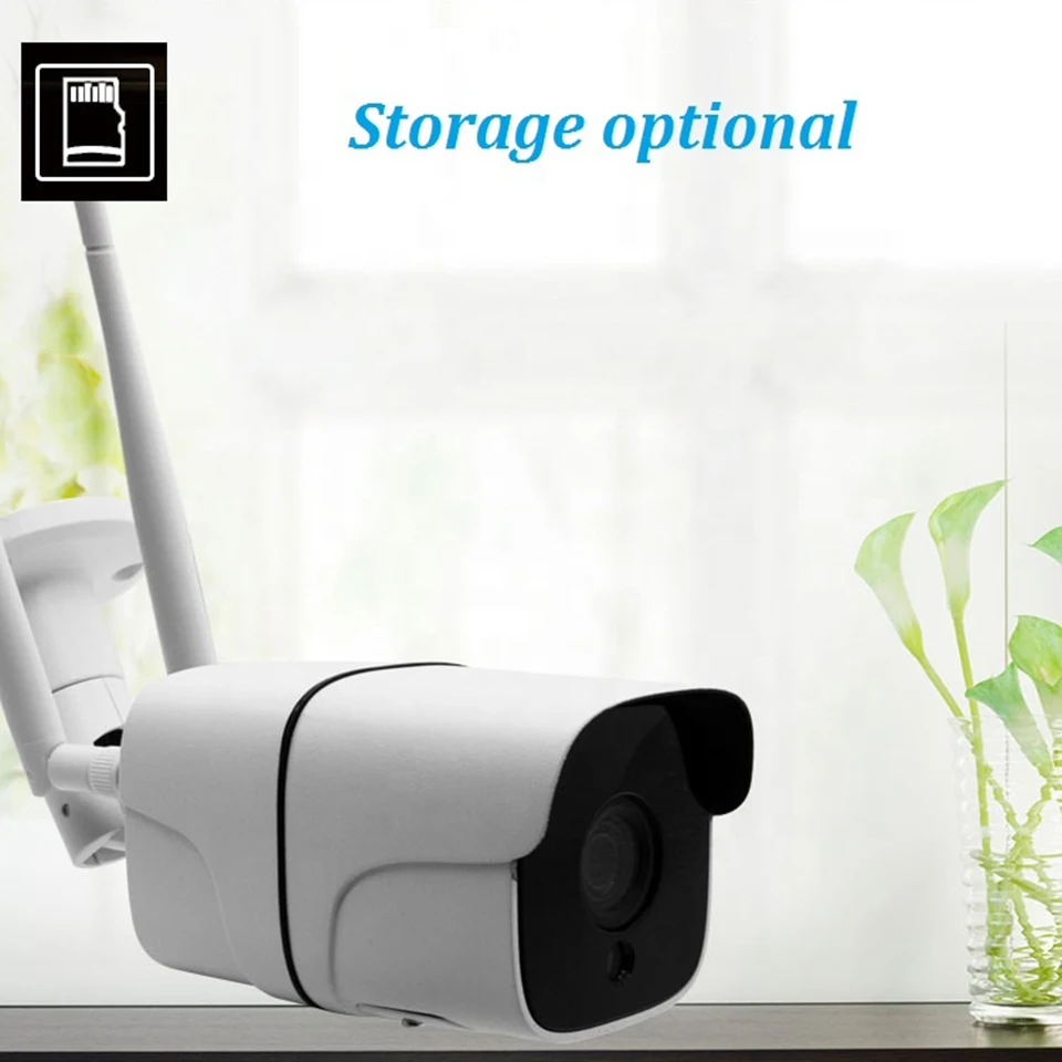 1080P Cloud Storage Wifi Camera Outdoor 4X Digital Zoom Wireless Bullet 2MP Two-way Audio CCTV Security IP YCC365 | Безопасность и