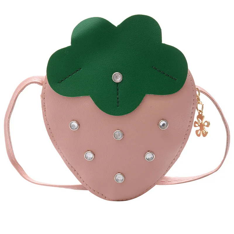 

Designer Bag Children's Bag Strawberry Bag Fashion Chain Messenger Shoulder Bag Cute Princess Girl Small Shoulder Bag