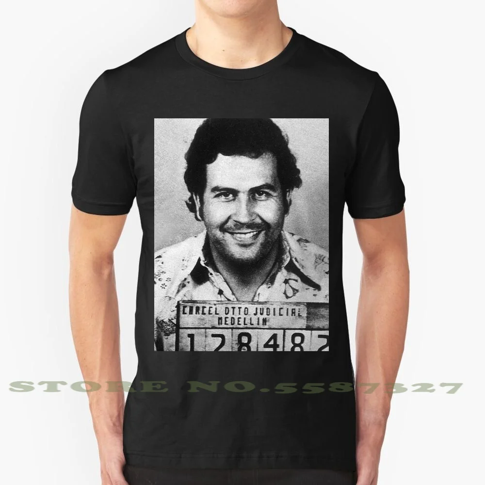 Pablo Escobar Graphic Custom Funny Hot Sale Tshirt Netflix Original Series Drama Colombia Wagner Moura | Мужская одежда