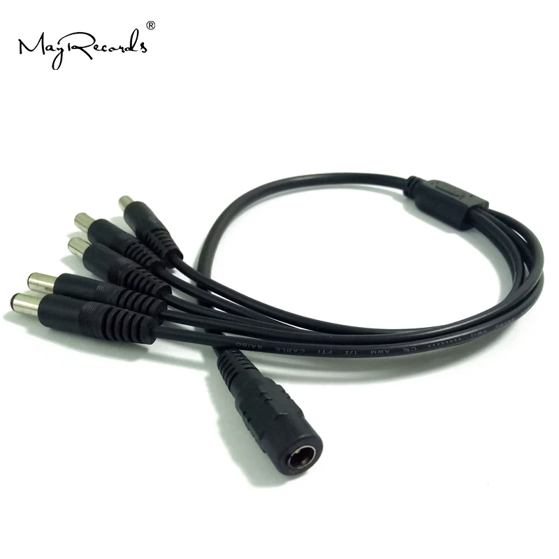 Бесплатная доставка разветвитель для камеры видеонаблюдения 2 1 мм 5 портов