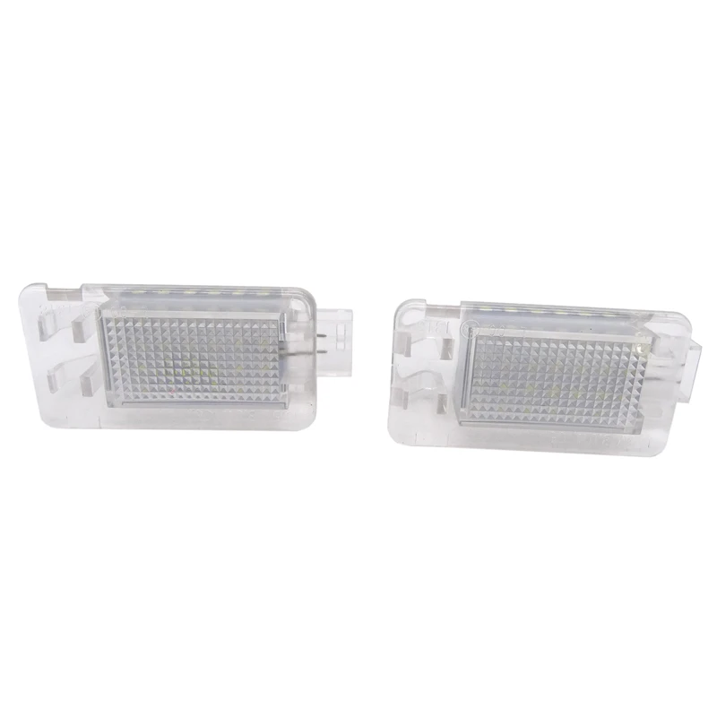 2Pcs Light Trunk Boot Lamp Error Free LED Luggage Compartment for Volvo S80 V70 xc70 s60 xc90 c70 White