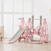 Baby Indoor Slides Kids 3 In 1 Swing Chair Kindergarten Slide Swing Combination Kids Multifunction Playground Children Fun Toys