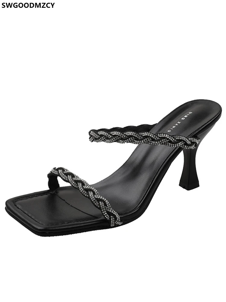 

Ladies Slippers Pumps Women Shoes Slippers Women Summer 2021 Crystal Woman Slippers Slides Women Designer Zapatillas De Mujer