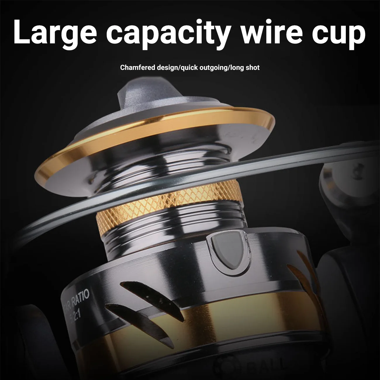 

30kg Max Drag Power All Metal Double Spool Fishing Reel 5.2:1 Spinning Reel