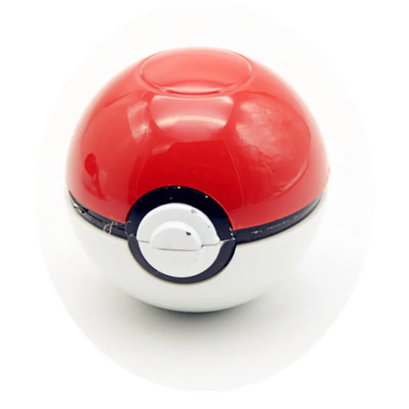 Красный Измельчитель травы Pokeball Пикачу Покемон измельчитель табака с курительный кальян травяная подарочная коробка - Цвет: Красный