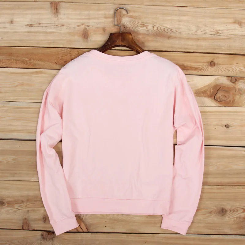 Новинка весна-осень 2020 розовый топ из 100% хлопка женская футболка zaraing-style za sheining