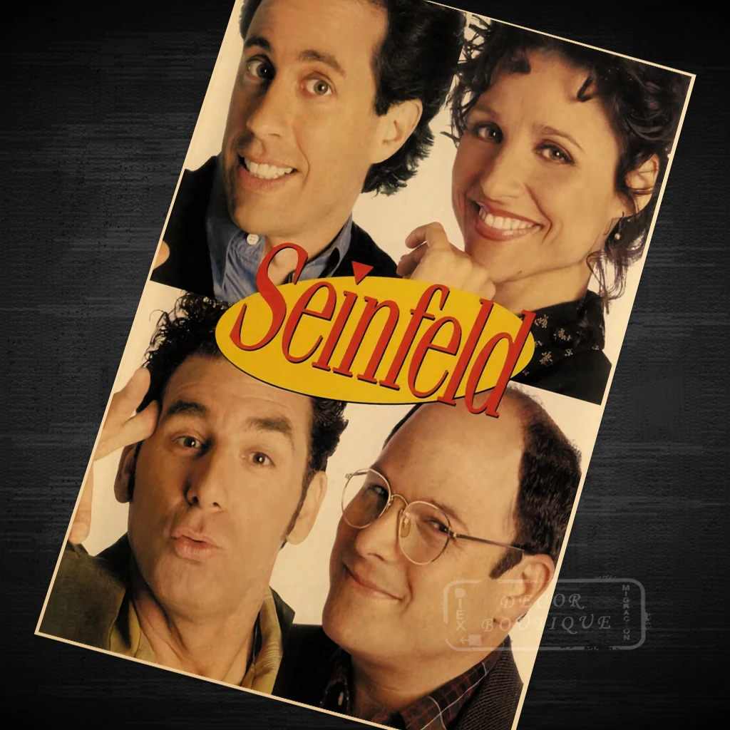 Seinfeld US 90s ТВ-шоу винтажный Ретро плакат декоративный DIY настенная Картина на