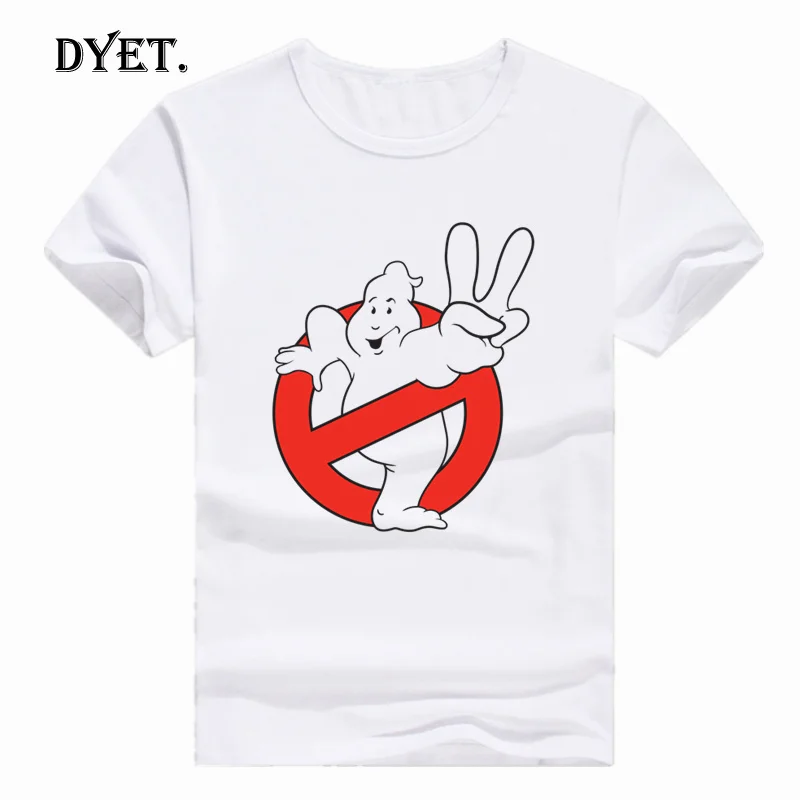 Азиатский размер принт фильм Охотники за привидениями музыка футболка