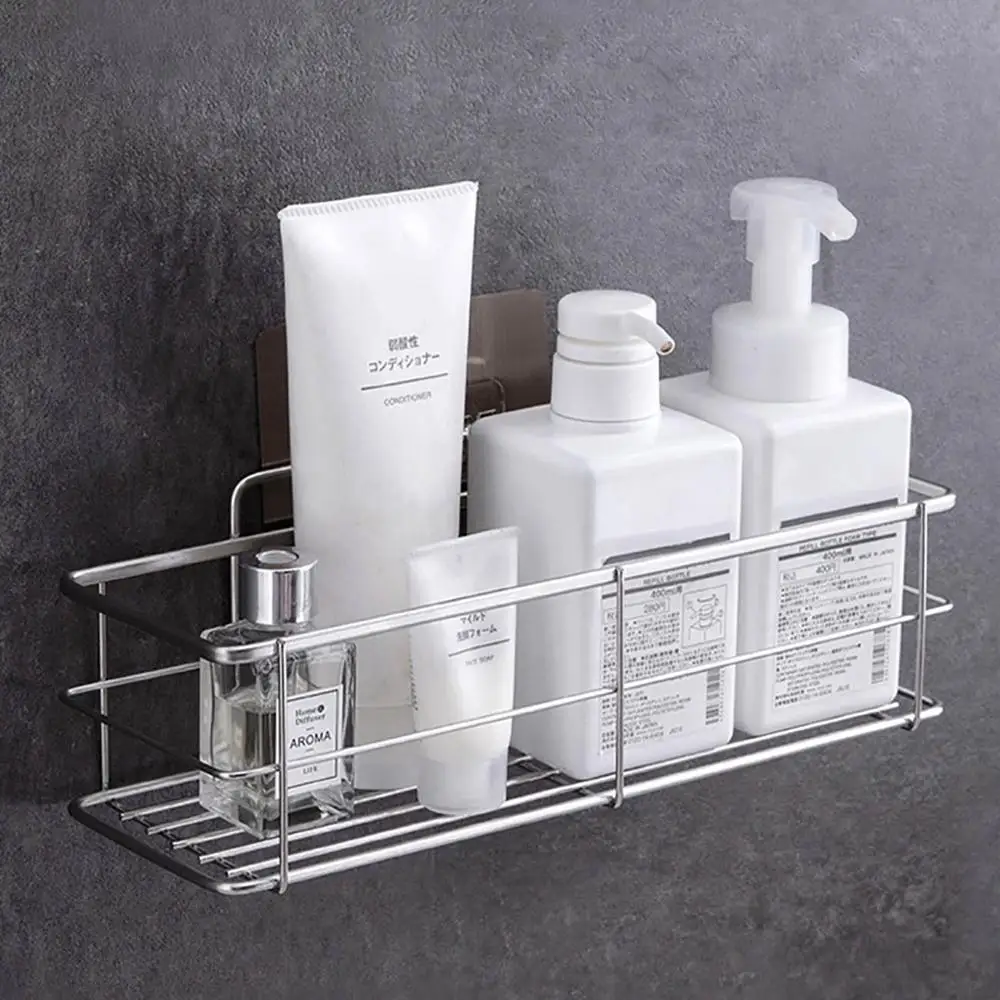 Полка для ванной из нержавеющей стали 304 настенное крепление душа косметический