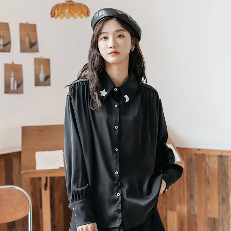 

Fashion solid color ladies shirts Women's 2021
