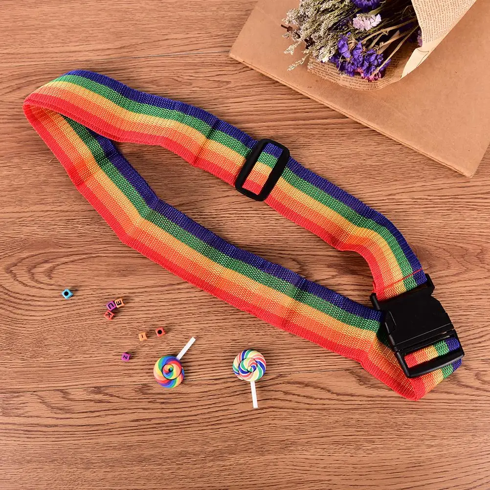 

1PCS Suitcase Reinforcement Belt Adjustability 100~180cm Luggage Strap Travel Essential Luggage Packing Belt