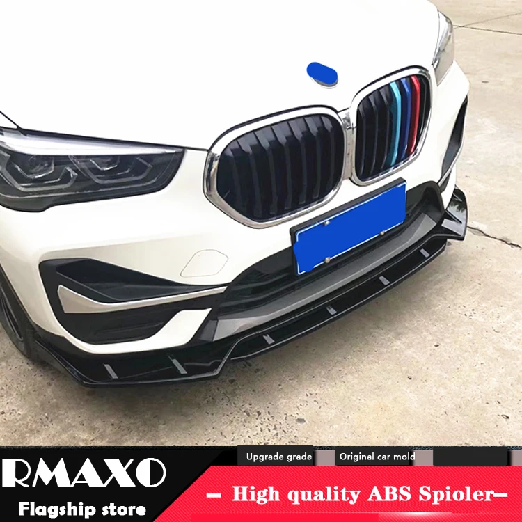 BMW için X1 gövde kiti spoiler 2018-2020 için BMW X1 F48 3D ABS arka dudak arka spoiler ön tampon difüzör tamponlar koruyucu
