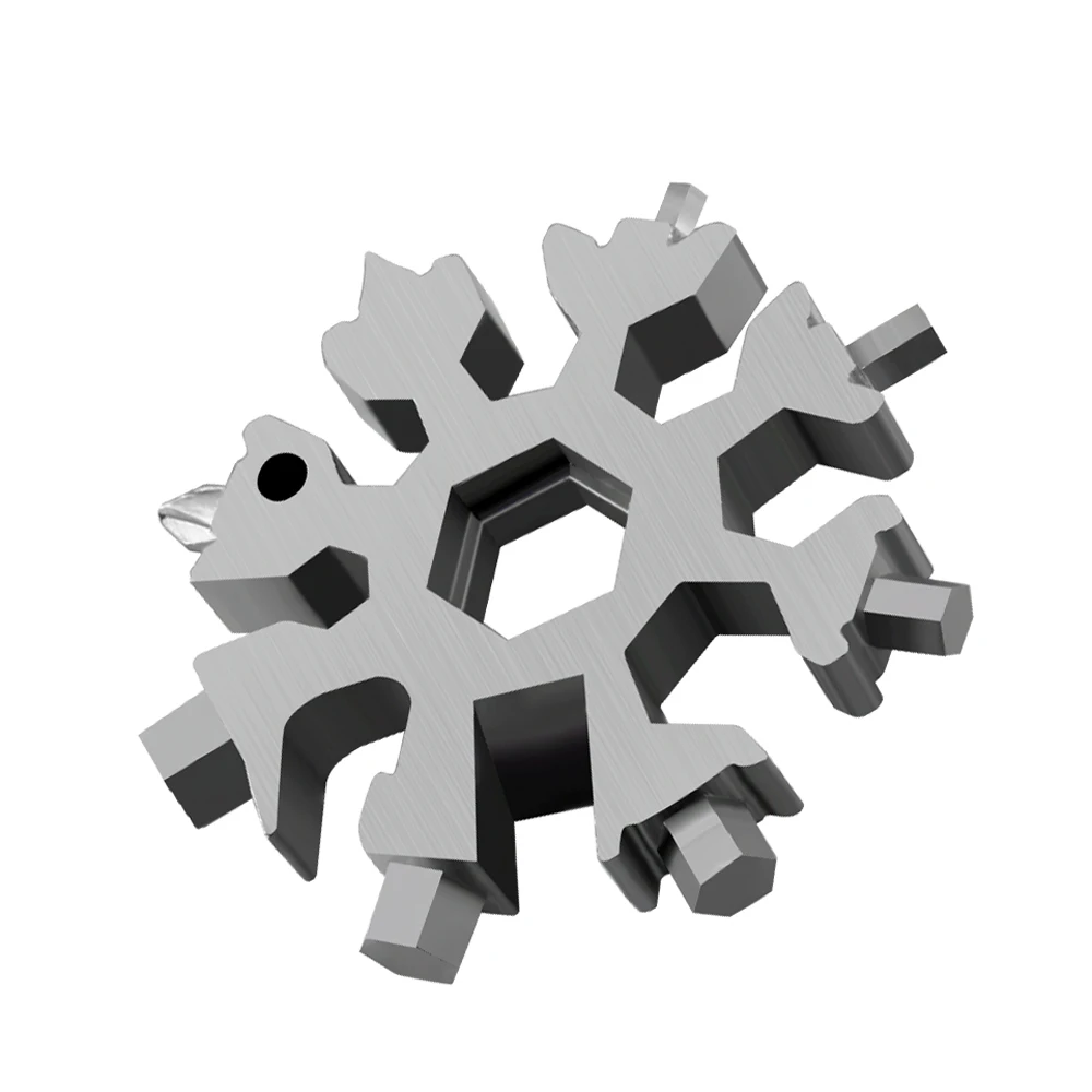 

Многофункциональный инструмент 18 в 1 для снежинок комбинированный компактный и портативный инструмент для улицы инструмент для снежинок о...