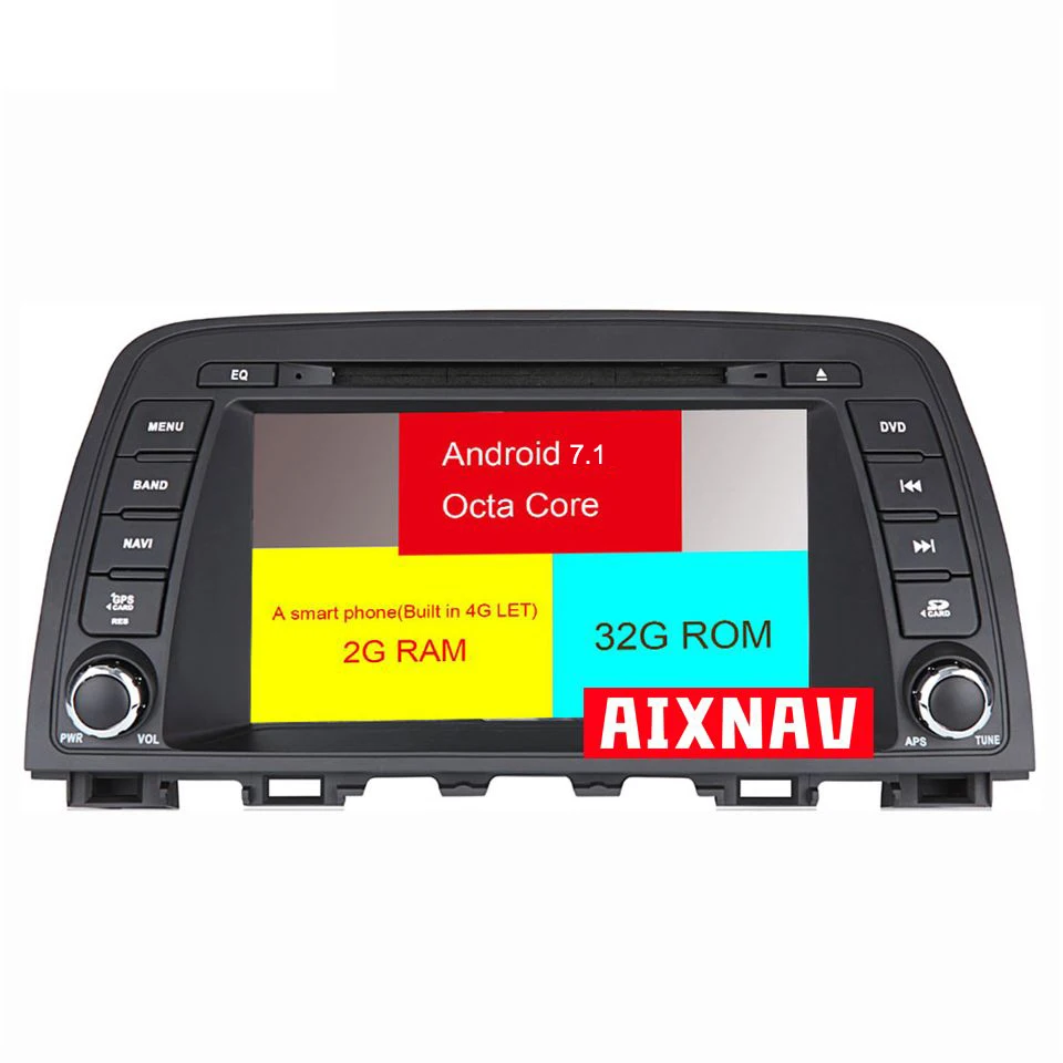 Автомобильный мультимедийный плеер для Mazda CX5 Android Sat Nav 2 Din радио DVD 4K видео Авто