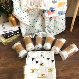 Муслиновые пеленки для новорожденных, 100% хлопок, 1 шт.