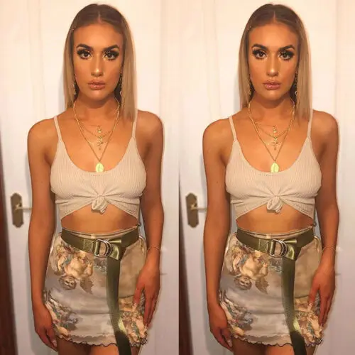 Женская облегающая юбка с принтом ангела обтягивающая сетчатая Короткая для